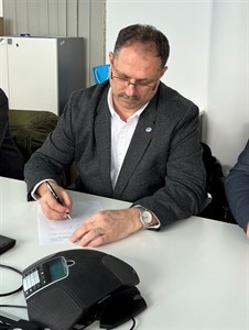 Prezident FVČ při podpisu nové PKS