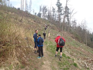 Pochod z Kácova do Českého Šternberka